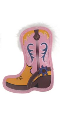 Image showing  Cowboy Boots Plush Dog Toy, Assorted