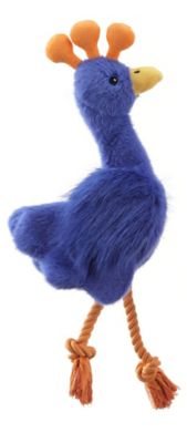 MuttNation Fueled by Miranda Lambert Luxury Material Neon Bird Plush Dog Toy, Assorted