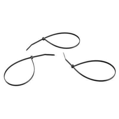 Image showing  14 in. Heavy-Duty Cable Ties, 75 lb., Black, 30 pk.