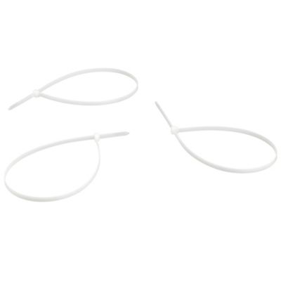 Image showing  21 in. Heavy-Duty Cable Ties, 120 lb., Natural, 10 pk.