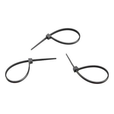 Image showing  4 in. Mini Cable Ties, 18 lb., Black, 100 pk.