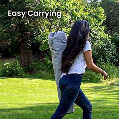 Image showing  Portable Oversized Folding Camp Chair with 2 Cup-Holders, Side Mesh Pockets, and Carry Bag