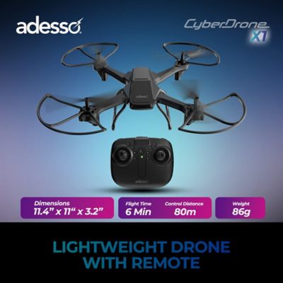Image showing 5 th Adesso CyberDrone X1 720p Entry-Level Drone with Camera and Remote