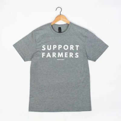 Image showing 0 th American Farm Company 'Support Farmers' T-Shirt