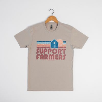 American Farm Company Retro 'support Farmers' T-Shirt