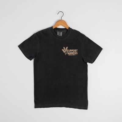 Image showing 0 th American Farm Company Support Farmers Wheat T-Shirt