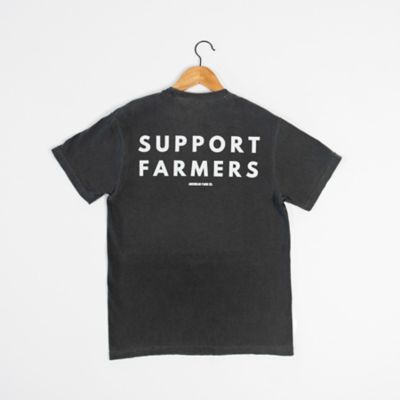 Image showing 1 th American Farm Company Support Farmers Wheat T-Shirt