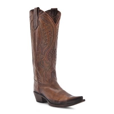 Image showing  Women's Inlay Snip Toe Cowgirl Boots