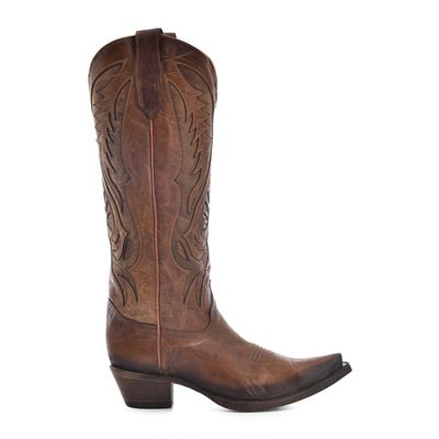 Image showing  Women's Inlay Snip Toe Cowgirl Boots