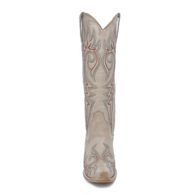 Image showing 2 th Corral Women's Embroidery Bone Snip Toe Cowgirl Boots