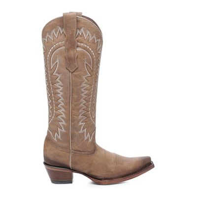 Image showing  Women's Embroidery Snip Toe Cowgirl Boots