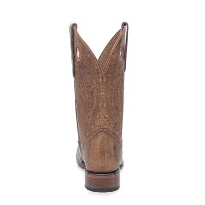 Image showing 3 th Corral Men's Cutout and Embroidery Wide Square Toe Cowboy Boots