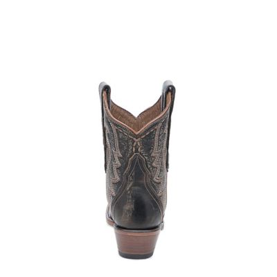 Image showing  Women's Embroidery Ankle Snip Toe Cowgirl Boots