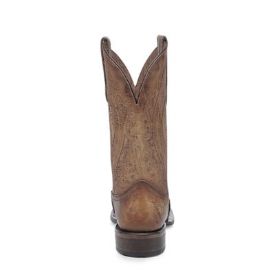 Image showing  Men's Embroidery Wide Square Toe Cowboy Boots