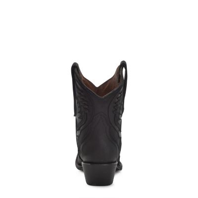 Image showing  Women's Embroidery and Inlay Ankle Snip Toe Cowgirl Boots