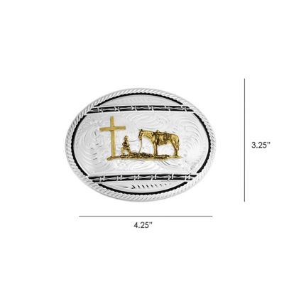 Image showing  Relentless Buckle with Christian Cowboy