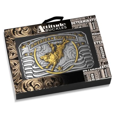Image showing  American Cowboy Bull Rider Buckle
