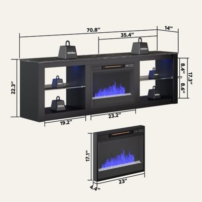 Image showing  Electric Fireplace TV Stand