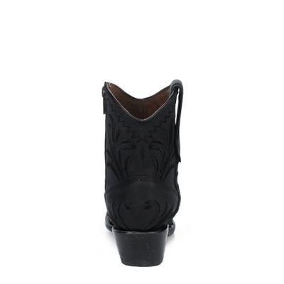 Image showing  Women's Embroidery Ankle Snip Toe Cowgirl Boots