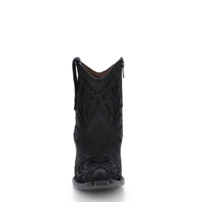 Image showing  Women's Embroidery Ankle Snip Toe Cowgirl Boots