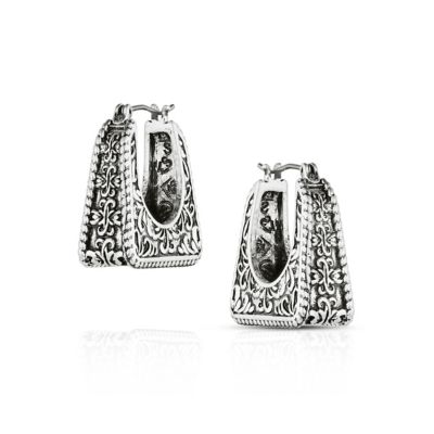 Montana Silversmiths Stirrup Hoop Earrings