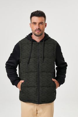 HAWKE & CO Men's Puffer Vest and Hoody