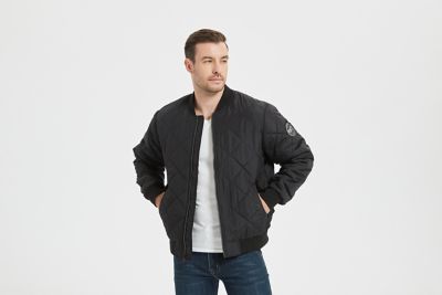 Image showing 4 th HAWKE & CO Diamond Quilt bomber