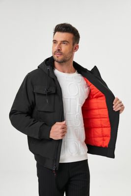 Image showing 2 th HAWKE & CO Men's Soft-Shell Hooded Sherpa Jacket