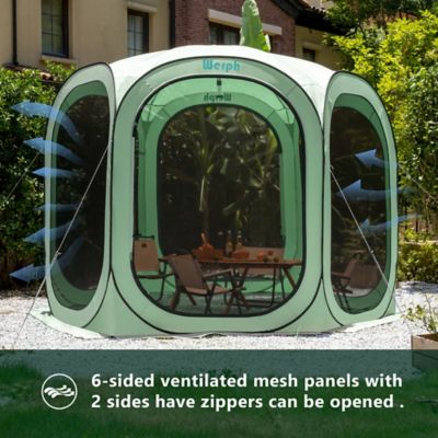 Image showing  Pop Up Screen Tent Canopy with Mosquito Net