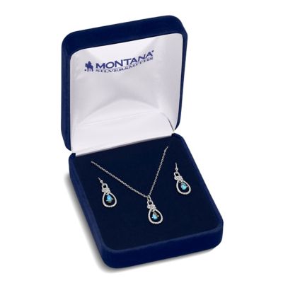 Image showing  Turquoise Tear Drop Jewelry Set