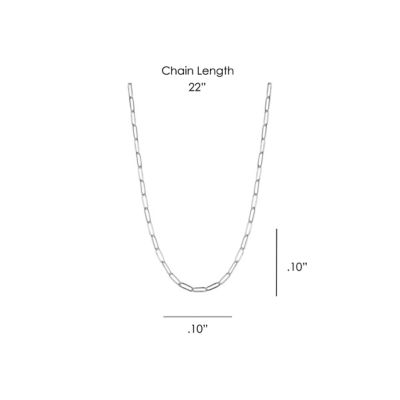 Image showing  Paperclip Chain Necklace