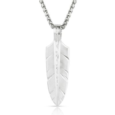 Montana Silversmiths Freedom and Strength Feather Necklace