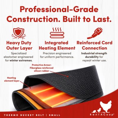 Image showing  Thermo Bucket Belt Heated Strap Small for High Rise Waters