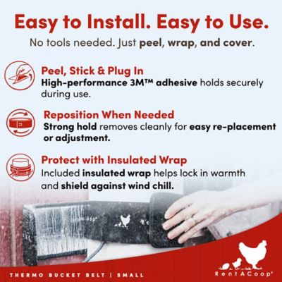 Image showing  Thermo Bucket Belt Heated Strap Small for High Rise Waters