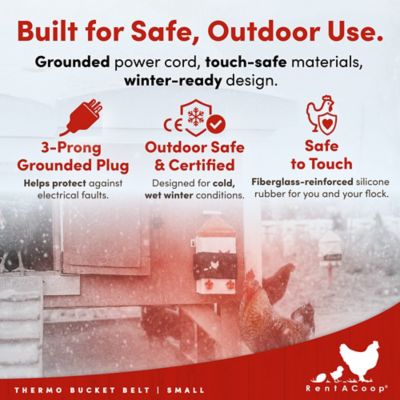 Image showing  Thermo Bucket Belt Heated Strap Small for High Rise Waters