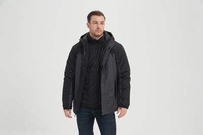 Image showing 0 th HAWKE & CO Mens 3 in 1 sytems Jacket