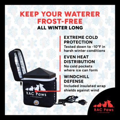 Image showing  64 oz. Zero Chill Heated Small Animal Drinker