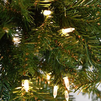 Image showing  4.5 ft. Hinged Tree with 300 Clear Lights