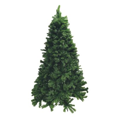 Image showing  7.5 ft. Hinged Noble Fir Tree with 550 Clear Lights