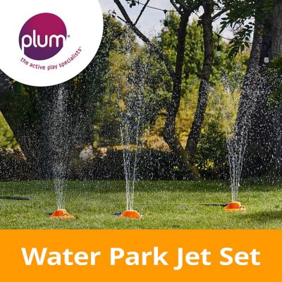Image showing  Kids Outdoor Water Play Equipment - Outside Water Play Sprinklers, Sturdy Backyard Activities, 3 Years and Up (Jet Set)