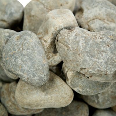 Image showing  Rivora Luxor Dust Natural Quartzite Landscaping Rock Pebbles, 1-2.5 in., 55 Bags, 40 lbs/Bag