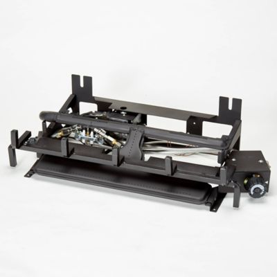 Image showing  DLS-N24T-1, Vent Free Gas Log Set, Ember Chassis: Natural Gas, Thermostat Control, and Fiber Logs: 24 in. Split Oak