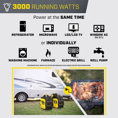 Image showing  4000-Watt Dual Fuel RV Ready Portable Inverter Generator with Quiet Technology and CO Shield
