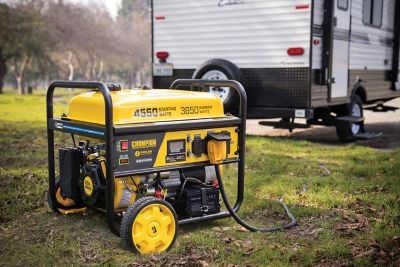 Image showing 9 th Champion Power Equipment 3650-Watt Wireless Remote Start RV Ready Portable Generator with CO Shield