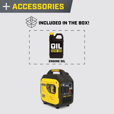 Image showing 5 th Champion Power Equipment 4000 W RV Ready Portable Inverter Generator with Quiet Technology and CO Shield