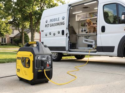 Image showing 8 th Champion Power Equipment 4000 W RV Ready Portable Inverter Generator with Quiet Technology and CO Shield