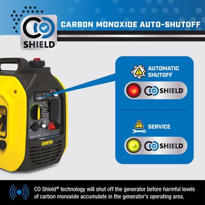 Image showing 7 th Champion Power Equipment 2500-Watt Dual Fuel Portable Inverter Generator with Quiet Technology and CO Shield