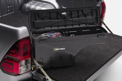RealTruck UnderCover SwingCase Tool and Truck Bed Storage Box 2019-2023 Toyota Tacoma Drivers Side Black Smooth- W/O Storage Box