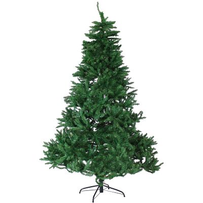Sunnydaze Decor Unlit Artificial Tannenbaum Christmas Tree - Green - 7 ft.