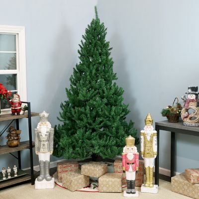 Image showing 1 th Sunnydaze Decor Unlit Artificial Tannenbaum Christmas Tree - Green - 7 ft.
